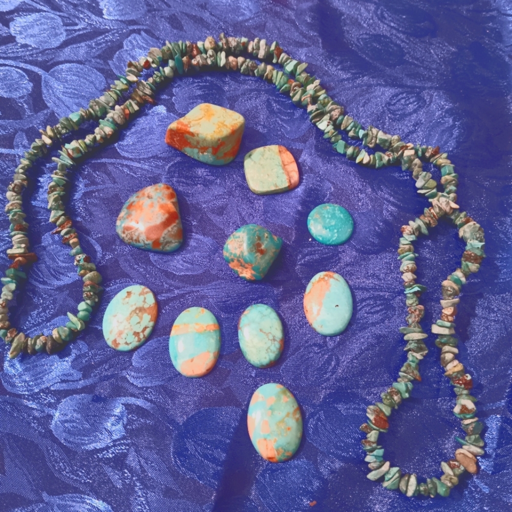 Stunning Turquoise  💯  real stone lot. .